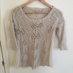 Cream sweater